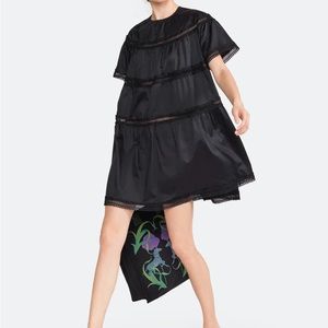NWT Cynthia Rowley Postcard Dress - Black